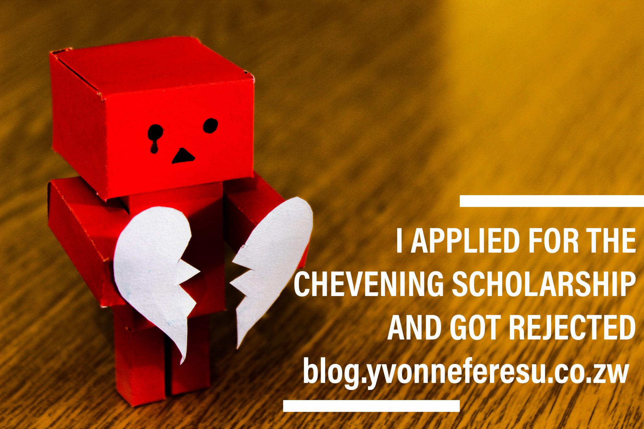 I applied for the Chevening scholarship and got rejected.